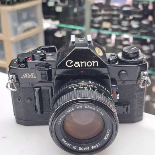 CANON A-1 + FD 50MM F1.4 全正常