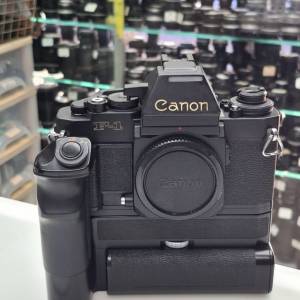 CANON NEW F-1 + CANON AE MOTOR DRIVE FN 全正常