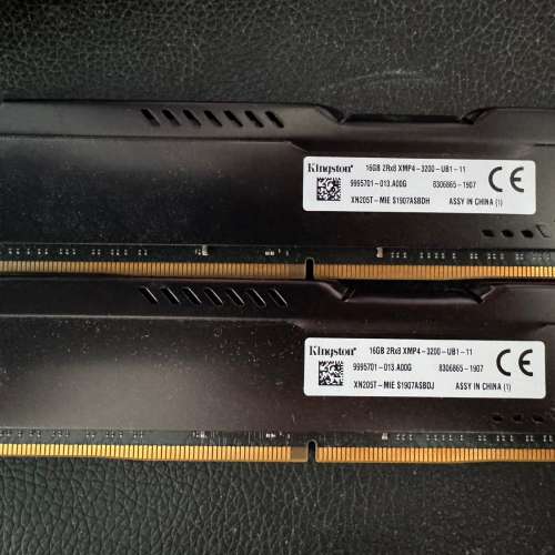 Kingston FURY HyperX DDR4 3200MHz 32GB Kit (16GB x 2)