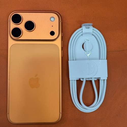95%New iPhone 17 Pro Max 1TB 橙色 香港行貨 Applecare+保養到2027年9月28日 電池...