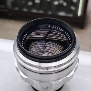 CARL ZEISS JENA BIOTAR 75MM F1.5 T M42 MOUNT
