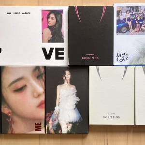 IVE, BLACKPINK, TWICE K-POP 專輯 CD DVD 相簿
