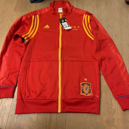 世界盃冠軍 全新連牌 Adidas 西班牙國家隊風褸 Size M Spain National Football Te...