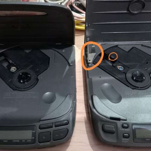 2部壞SONY/索尼 Discman D-202 CD机