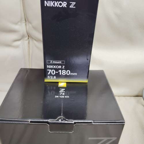 Nikon Z7ii 24-120 Kit + Nikkor Z70-180mm f/2.8 Len
