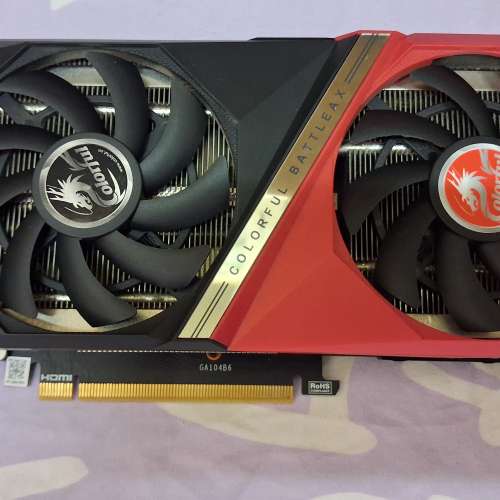 Colorful GeForce RTX 3060 Ti 8GB NB DUO V2 LHR-V 有盒