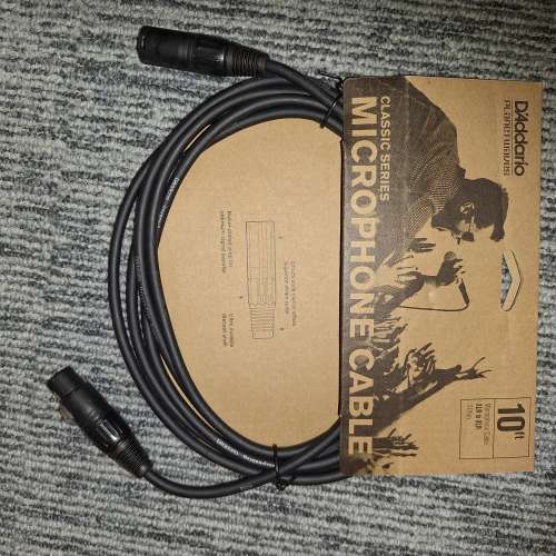 D'Addario Classic Series Microphone Cable.