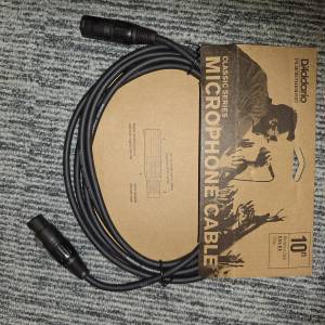 D'Addario Classic Series Microphone Cable.
