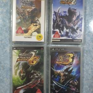PSP Monster Hunter 系列遊戲合集