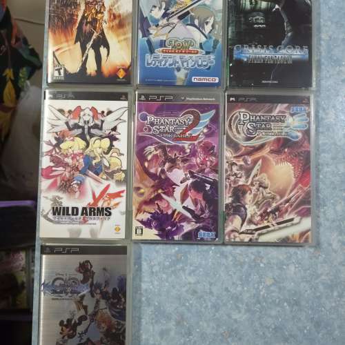 PSP RPG合集 (Jeanne d'Arc, Wild Arms, Phantasy Star