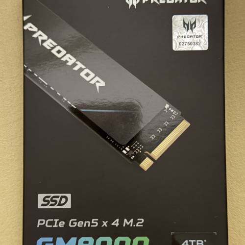 Acer Predator GM9000 PCIe5.0 M.2 SSD 4TB