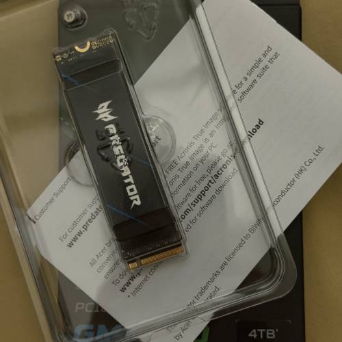 Acer Predator GM9000 PCIe5.0 M.2 SSD 4TB