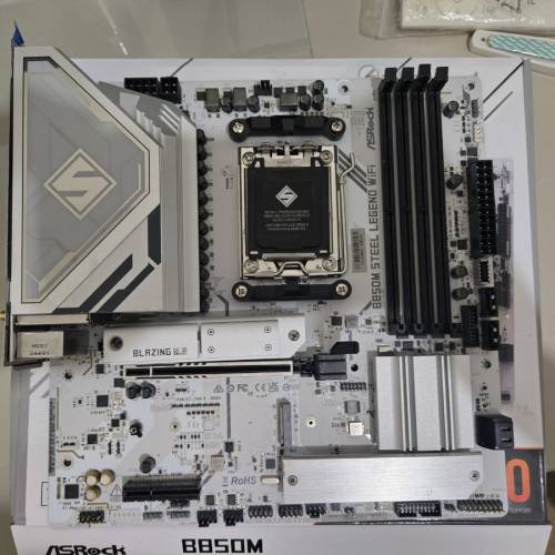 Asrock B850M Steel Legend Wifi AMD AM5 DDR5 底板