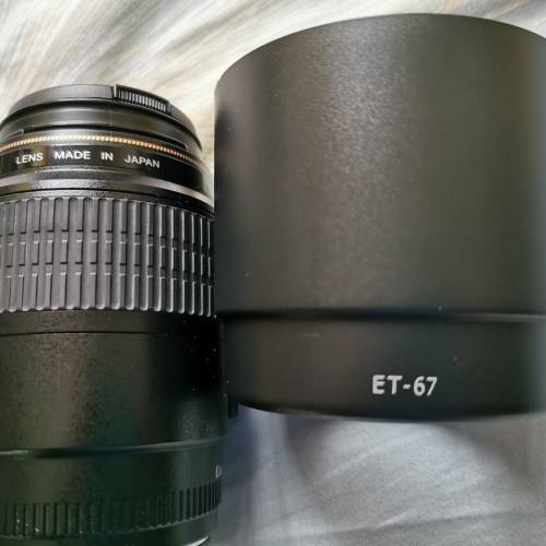 Canon EF 100mm f/2.8 USM 微距鏡頭  連 ET-67 遮光罩