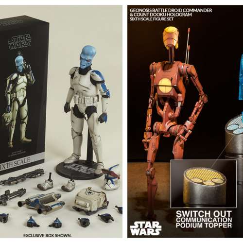SIDESHOW STAR WARS 星球大戰 1/6 Cad Bane in Denal Disguise / Geonosis Command...
