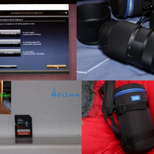 Sigma 100-400 F5-6.3 DG  for Canon EF mount  送副廠腳架環