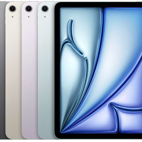 港行全新 iPad Air 13吋 M2 2024 系列 WiFi 5g 128gb 256gb 512gb 1tb what app 64...