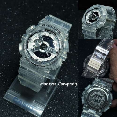 Montres Company 香港註冊公司(33年老店) 卡西歐 CASIO G-SHOCK 200米防水 透明白...