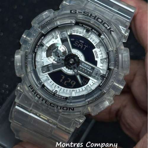 Montres Company 香港註冊公司(33年老店) 卡西歐 CASIO G-SHOCK 200米防水 透明白...