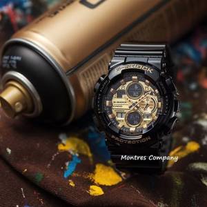 Montres Company 香港註冊公司 (33年老店) 卡西歐 CASIO G-Shock 200米防水 黑金色...