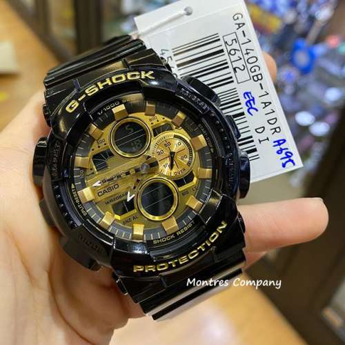 Montres Company 香港註冊公司 (33年老店) 卡西歐 CASIO G-Shock 200米防水 黑金色...
