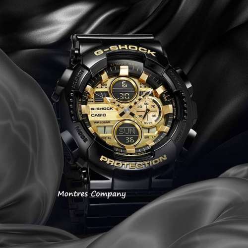 Montres Company 香港註冊公司 (33年老店) 卡西歐 CASIO G-Shock 200米防水 黑金色...