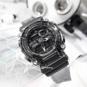 Montres Company 香港註冊公司(33年老店) 卡西歐 CASIO G-Shock 黑灰色 透明錶帶 G...