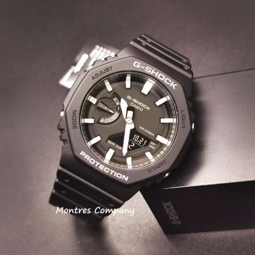 Montres Company 香港註冊公司 (33年老店) 卡西歐 CASIO G-SHOCK 八角行針 碳纖維...