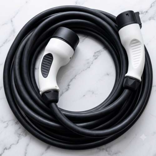 原裝 5米 32A 充電線 中叉線 適用於Tesla Benz BMW EV6 KIA MG Type2 EV Charging ...