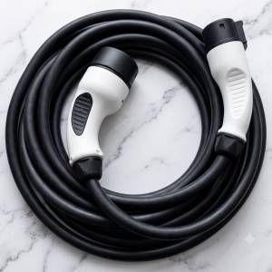 原裝 5米 32A 充電線 中叉線 適用於Tesla Benz BMW EV6 KIA MG Type2 EV Charging ...