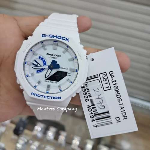 Montres Company 香港註冊公司 (33年老店) 卡西歐 CASIO G-SHOCK GA-2100HDS-7A1 白...