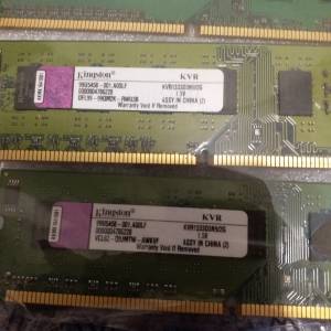 2G DDR3 RAM 7條100%WORK HK$ 210元 不分散賣