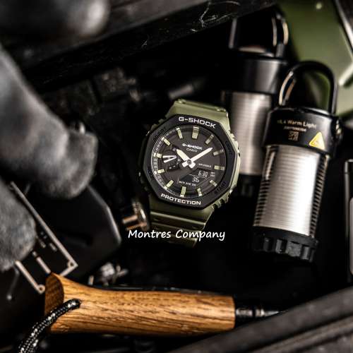 Montres Company 香港註冊公司 (33年老店) 卡西歐 CASIO G-Shock 200米防水 黑綠色...