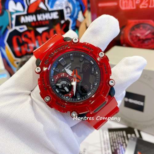 Montres Company 香港註冊公司 (33年老店) 卡西歐 CASIO G-SHOCK 200米防水 紅色 G...