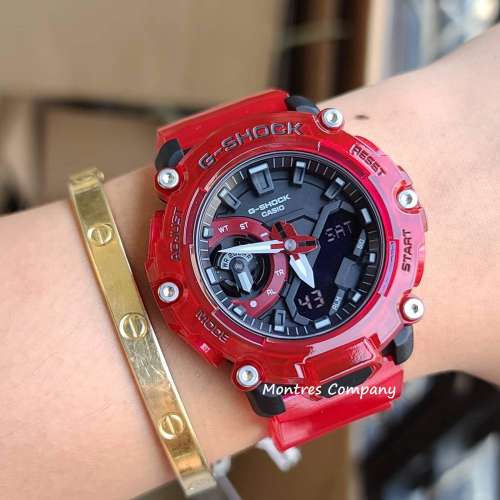 Montres Company 香港註冊公司 (33年老店) 卡西歐 CASIO G-SHOCK 200米防水 紅色 G...