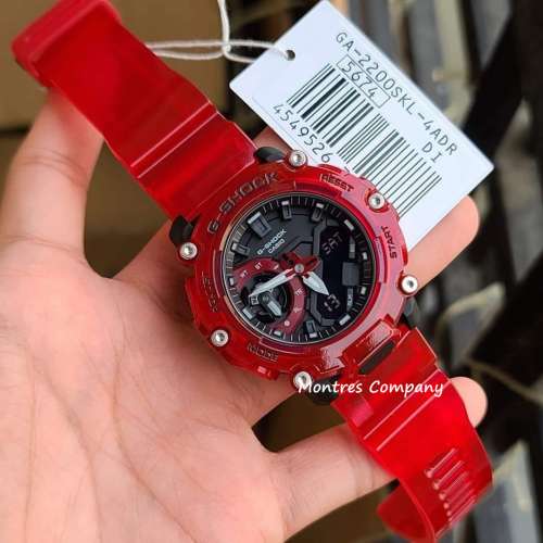 Montres Company 香港註冊公司 (33年老店) 卡西歐 CASIO G-SHOCK 200米防水 紅色 G...