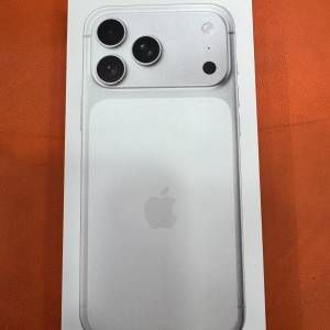 全新未開封未激活  iPhone 17 Pro Max 512GB 銀色 香港行貨 蘋果一年保養 自用首選超...