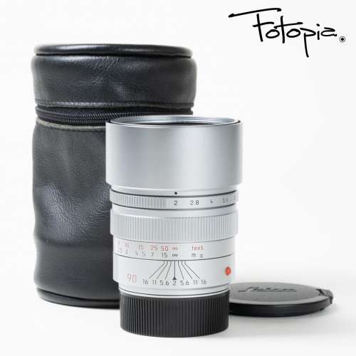 || Leica Summicron-M 90mm F2 - Silver / v2 / Pre-ASPH with case ||