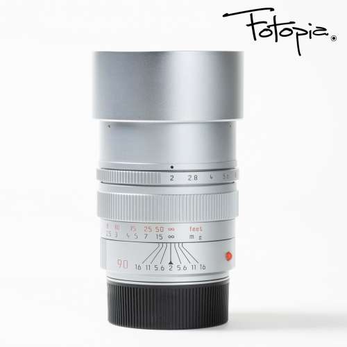 || Leica Summicron-M 90mm F2 - Silver / v2 / Pre-ASPH with case ||