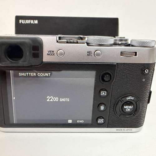 【近全新 / 極少用】Fujifilm X100F 數碼相機 (銀色) Silver