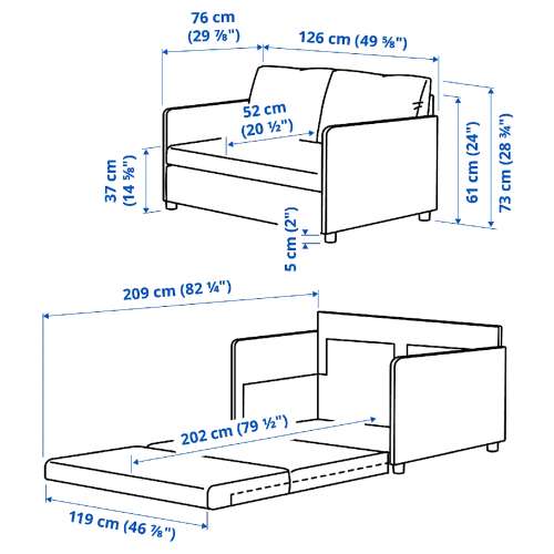 Ikea 梳化床