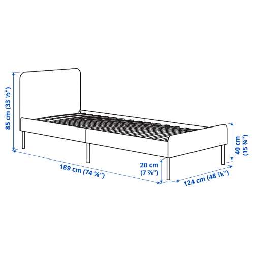 Ikea 因為雙人床 連床褥