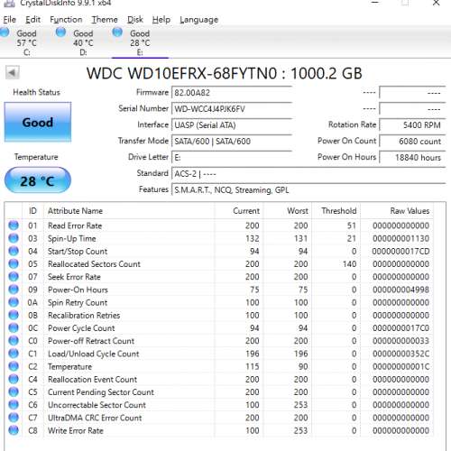 WD Nas Red 1tb x 2