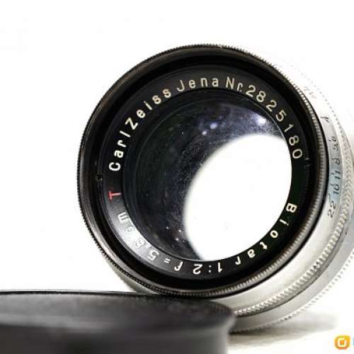 戰前1代小B Carl Zeiss Jena 紅T Biotar 58mm f2, Exakta Mount