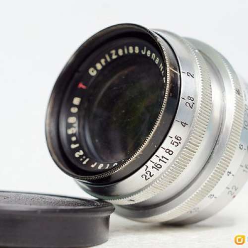 戰前1代小B Carl Zeiss Jena 紅T Biotar 58mm f2, Exakta Mount