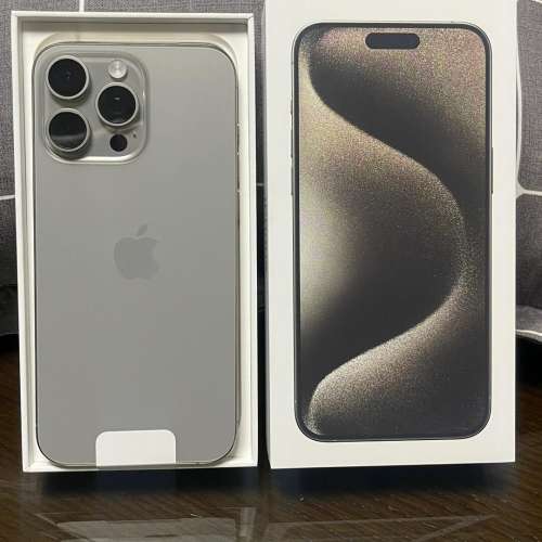 iPhone 15 Pro Max 1TB原色 備用機全新機 未使用過 行貨機