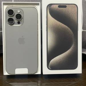 iPhone 15 Pro Max 1TB原色 備用機全新機 未使用過 行貨機