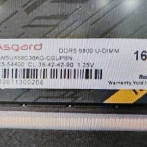 Asgard DDR5 6800 16GBX2