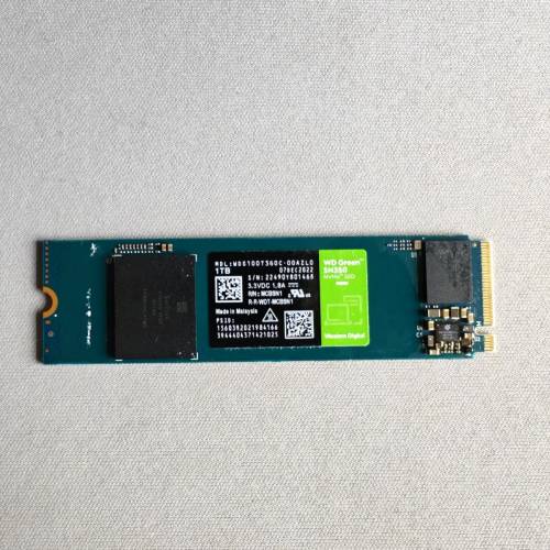 WD green Nvme ssd 1T