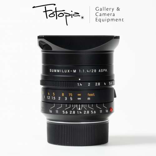 || Leica Summilux-M 28mm F1.4 ASPH - Black / 11668 (Lens only) ||